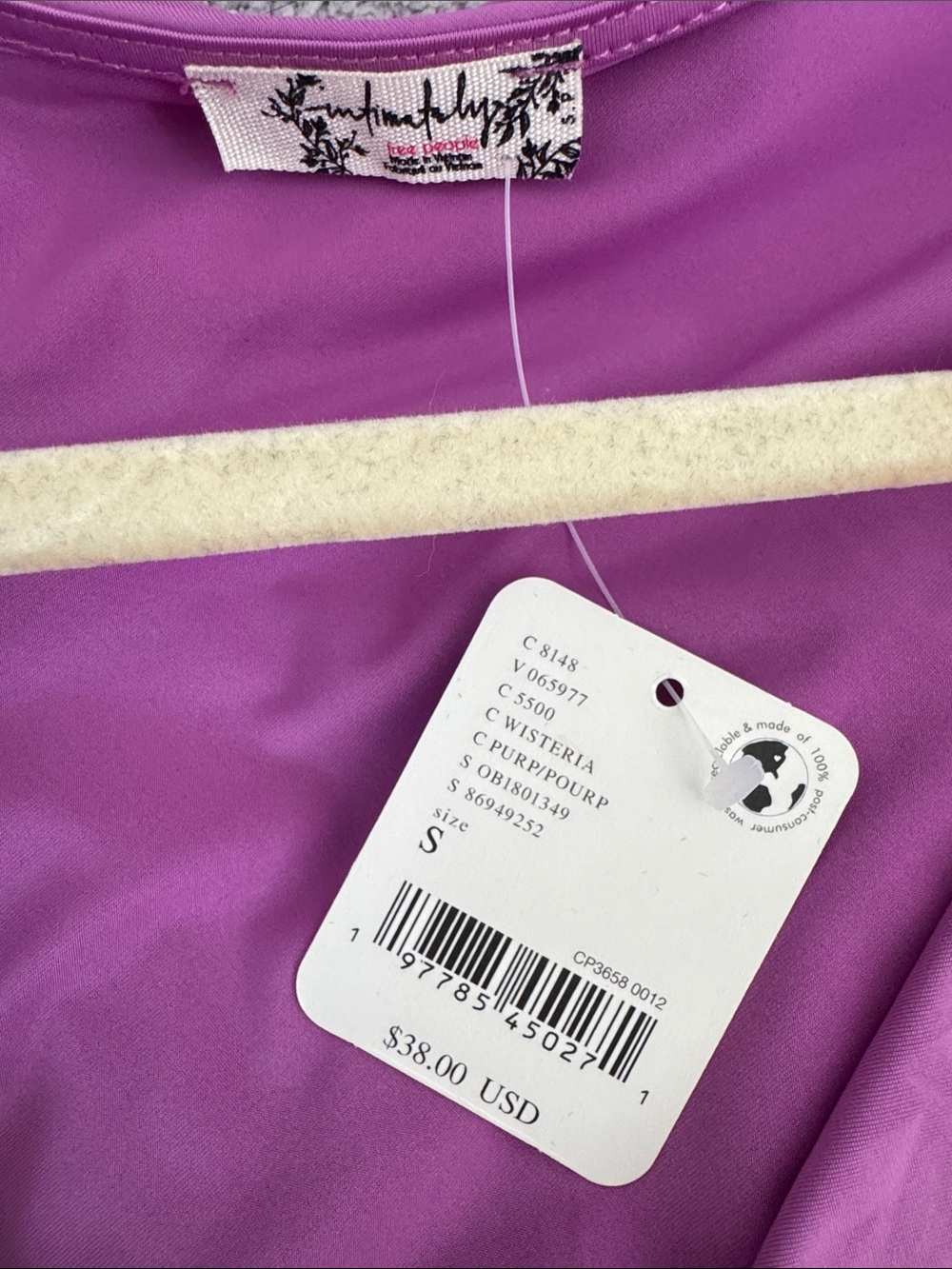 Free People Draped Cowl Neck Tank Top - Magenta - Picture 2 of 4